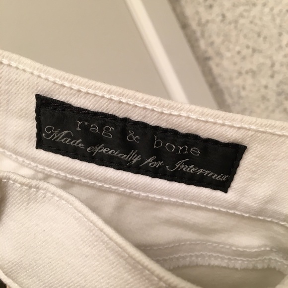 Rag & Bone Lambskin Leather Front Jeans - Picture 6 of 8